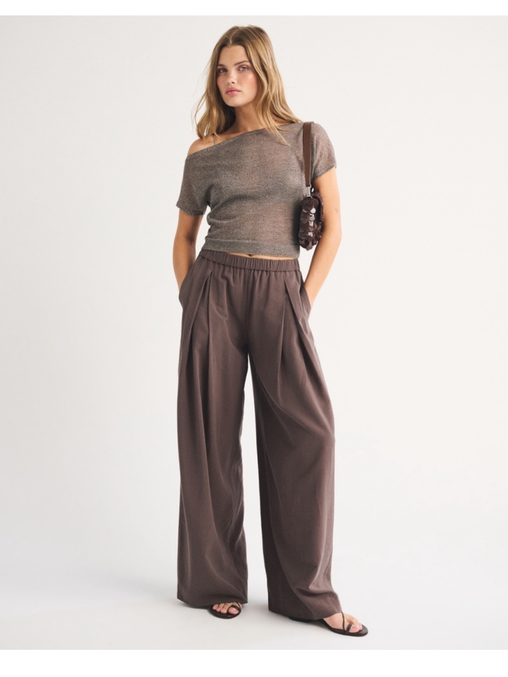 Abercrombie & fitch lightweight crepe pant